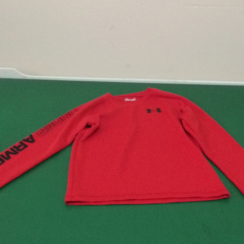 Under armour youth red shirt